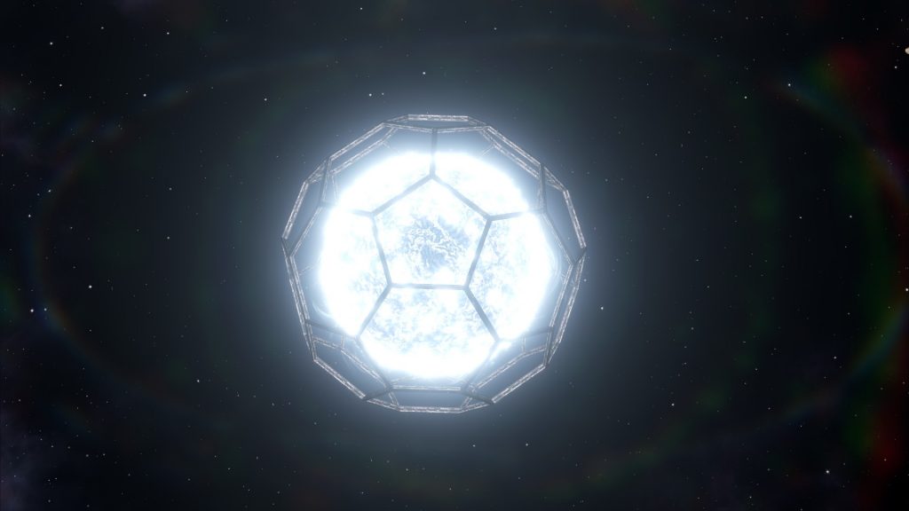 Stellaris Dyson Sphere Copper Ice