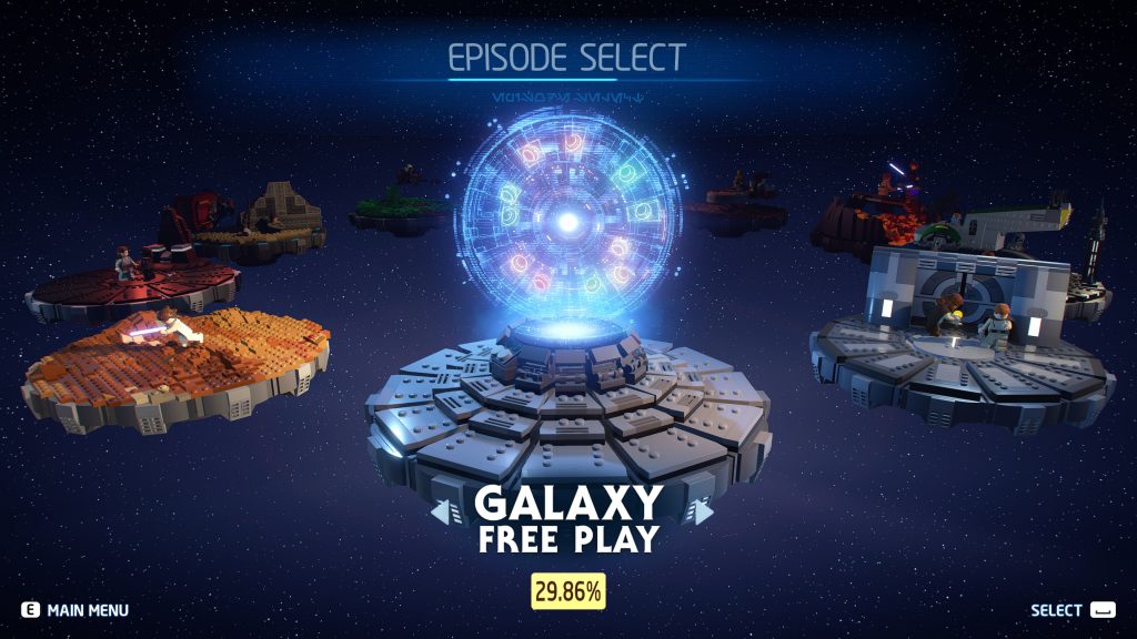 LEGO Star Wars: The Skywalker Saga Freeplay Percentage