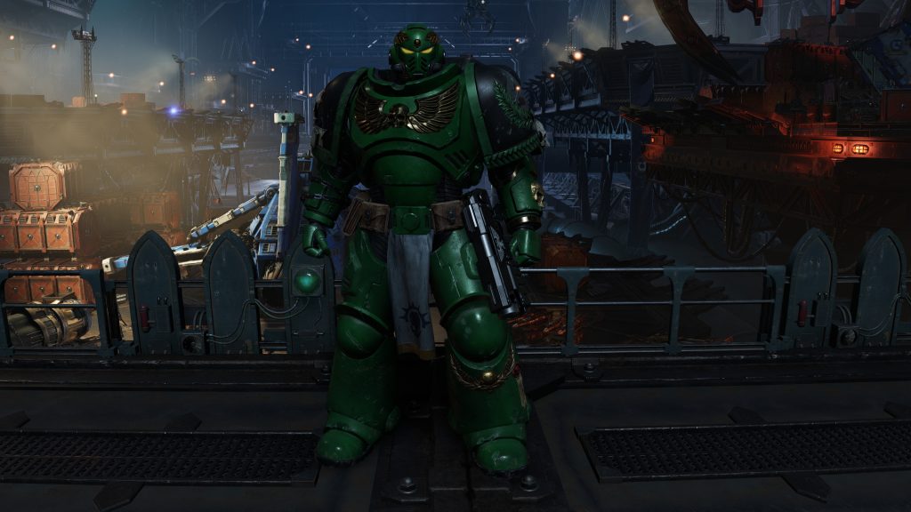 Warhammer 40,000 Space Marine 2 Salamander Marine
